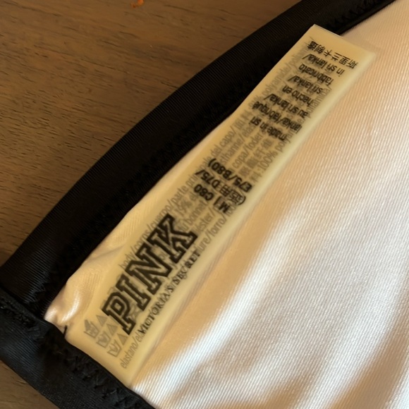 PINK wrap bikini top NWOT size M - Picture 5 of 5